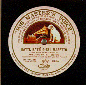 HIS MASTER'S VOICE 03055 (mx. 541f), Recorded December 1905 