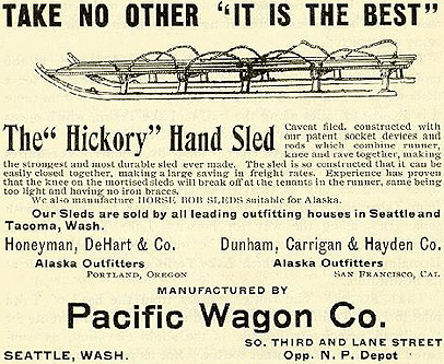 hickory hand sled